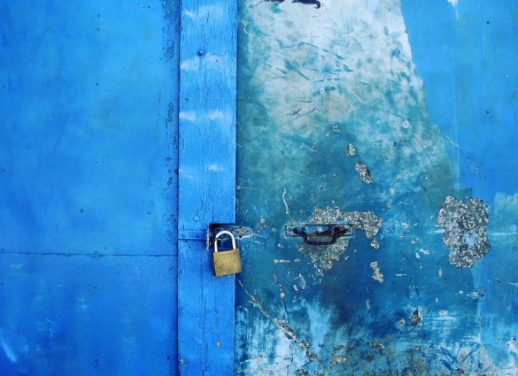 garage door security check lock