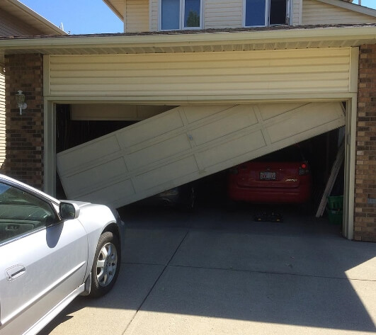 Emergency garage door repair